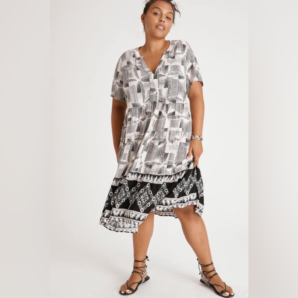 Anthropologie Maeve Harper Tunic Dress 2XL